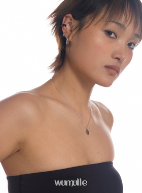 日月星辰项链细链女简约锁骨链