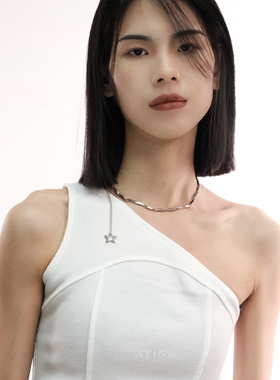 简约小众百搭项链情侣钛钢