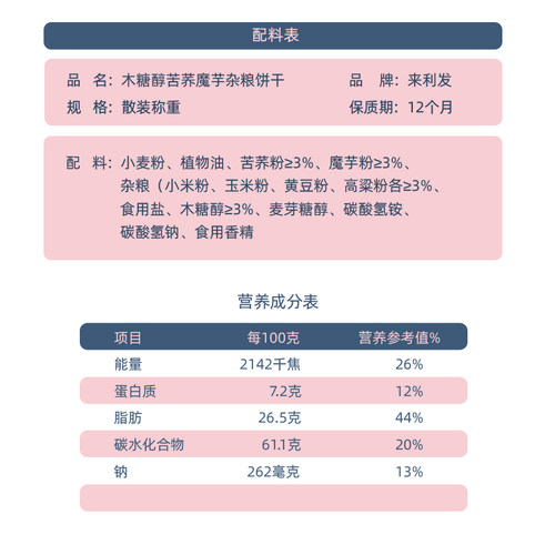 木糖醇苦荞饼干无糖精食品糖尿人专用全麦粗粮薏米山药饼燕麦零食 - 图0
