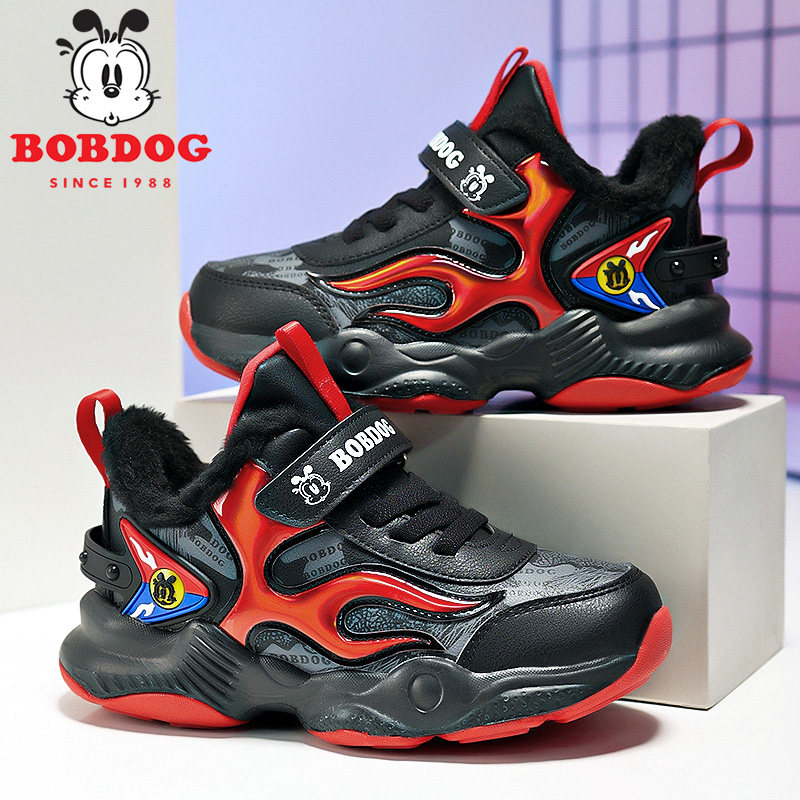 巴布豆正品男童棉鞋冬季新款加绒保暖大棉鞋中大童运动鞋儿童鞋子,淘宝优惠券,粉丝福利购,淘宝优惠卷