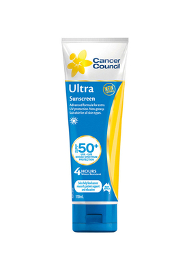 CancerCouncil澳美皙加强版防紫外线SPF50+防晒霜110ml 防水防汗