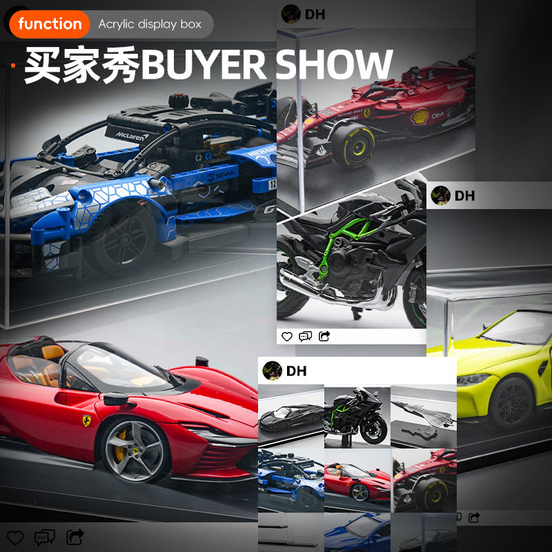 高清透明亚克力展示盒合金车模手办防尘收纳盒TLV拓意MINIGT收藏,淘宝优惠券,粉丝福利购,淘宝优惠卷