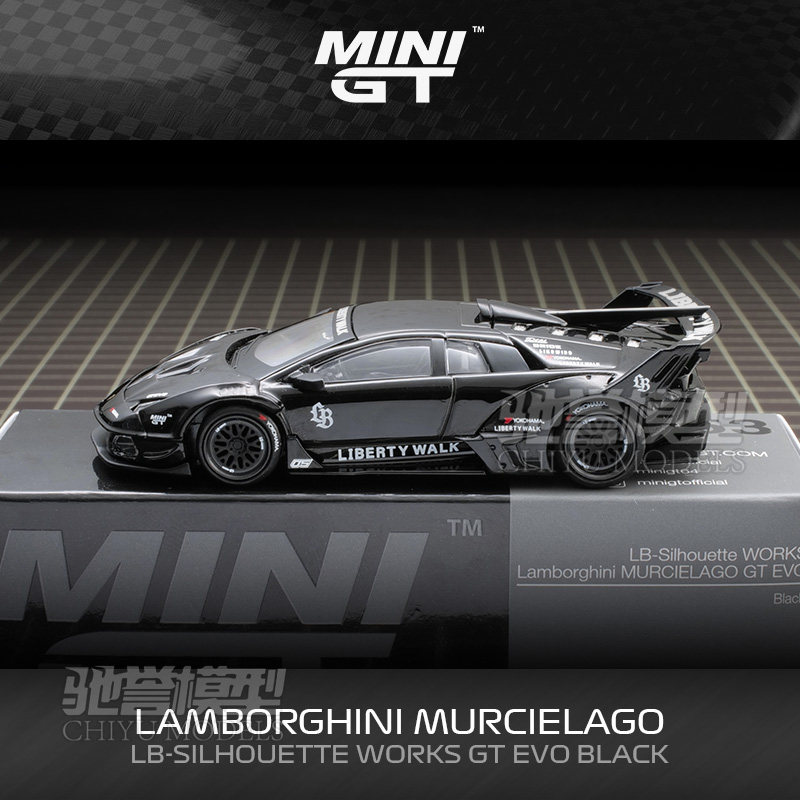 驰誉模型 MINIGT 1:64 兰博基尼 超级剪影 合金车模 #1053 - 图1