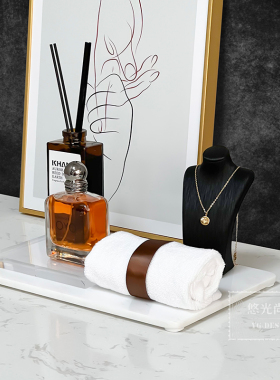 轻奢浴室样板房ins玻璃简约现代