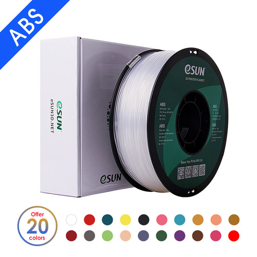 易生eSUN ABS 3D打印机耗材FDM材料 高韧性材料 1KG1.75mm - 图0