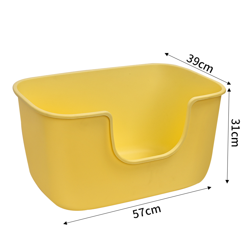 猫砂盆超大号半封闭开放式猫咪厕所防外溅加高猫沙盆幼猫屎盆用品 - 图3