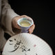 ບໍ່ມີການຫຼຸດລົງສີມ່ວງ underglaze ສີມື painted orchid octagonal pot Jingdezhen handmade ceramic teapot ball hole kung fu teapot