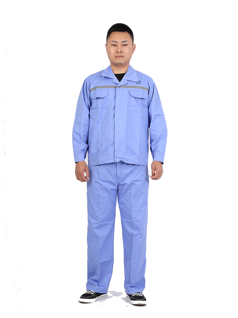 中远船厂工作服春秋款纯棉船员重工海运大船工作服加厚套装男女款-图3