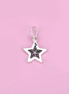 泰银首饰吊坠月亮diy手链