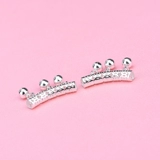 Изогнутая трубка, ручка, браслет, колокольчик с кисточками ручной работы, аксессуар, со звуком, звуковая система, серебро 925 пробы, «сделай сам»