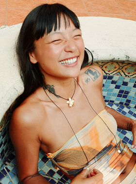 ARayOfSunlight花朵造型项链