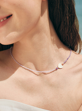 abyb仲夏蓝调小众设计感项链