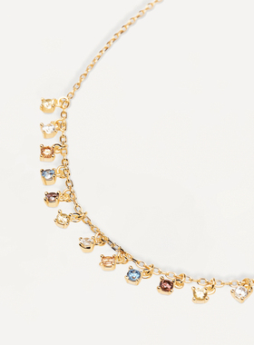 PDPaola925银项链ins潮甜美高级