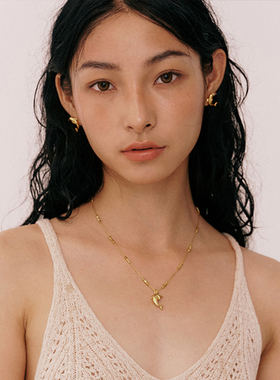 海豚项链彩色糖果珍珠锁骨链