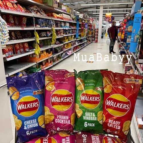 北京现货 英国Walker Thai Chilli泰式甜辣/芝士洋葱薯片盐醋零食 - 图0