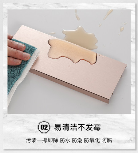 铝合金踢脚线成品拉丝4公分6cm地脚线8cm橱柜黑色防水5cm暗藏自粘 - 图2
