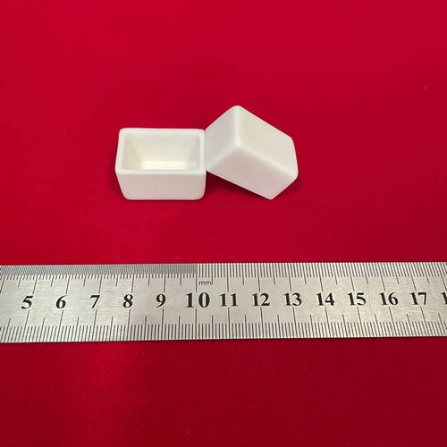 【兴易牌】 99氧化铝刚玉舟 30*20*17mm 矩形刚玉舟 长方形刚玉坩埚 - 图1