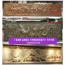 Set to make GRP imitated bronze reliquary campus Fire Wanli Great Wall landscaping room inside and outside decorated characters solid frescoes