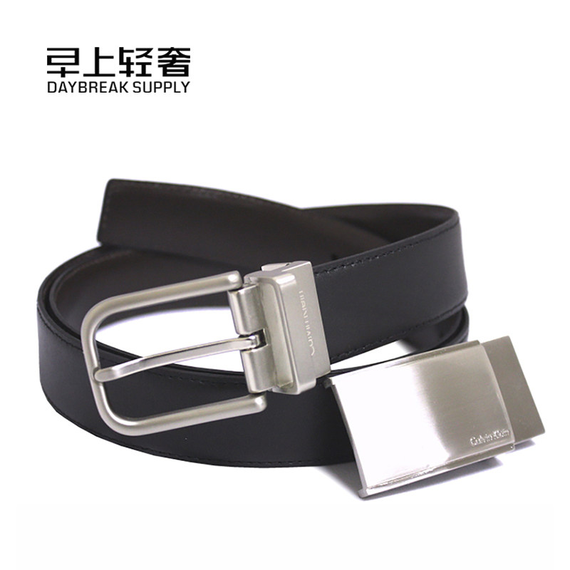 calvin klein男士双面旋转针扣裤带 daybreak海外腰带/皮带/腰链