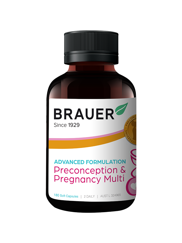careplus海外旗舰店澳洲蓓澳儿Brauer女士孕妇孕期专用产妇孕黄金营养素软胶囊180粒0