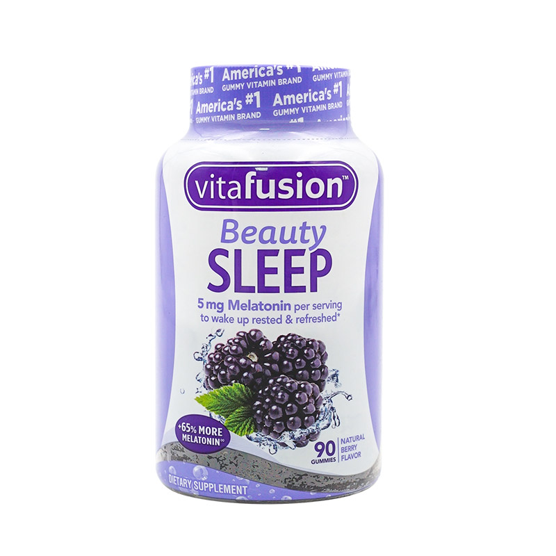 vitafusion褪黑素软糖安瓶助眠安眠安神促进睡眠退黑素片官方正品 - 图3