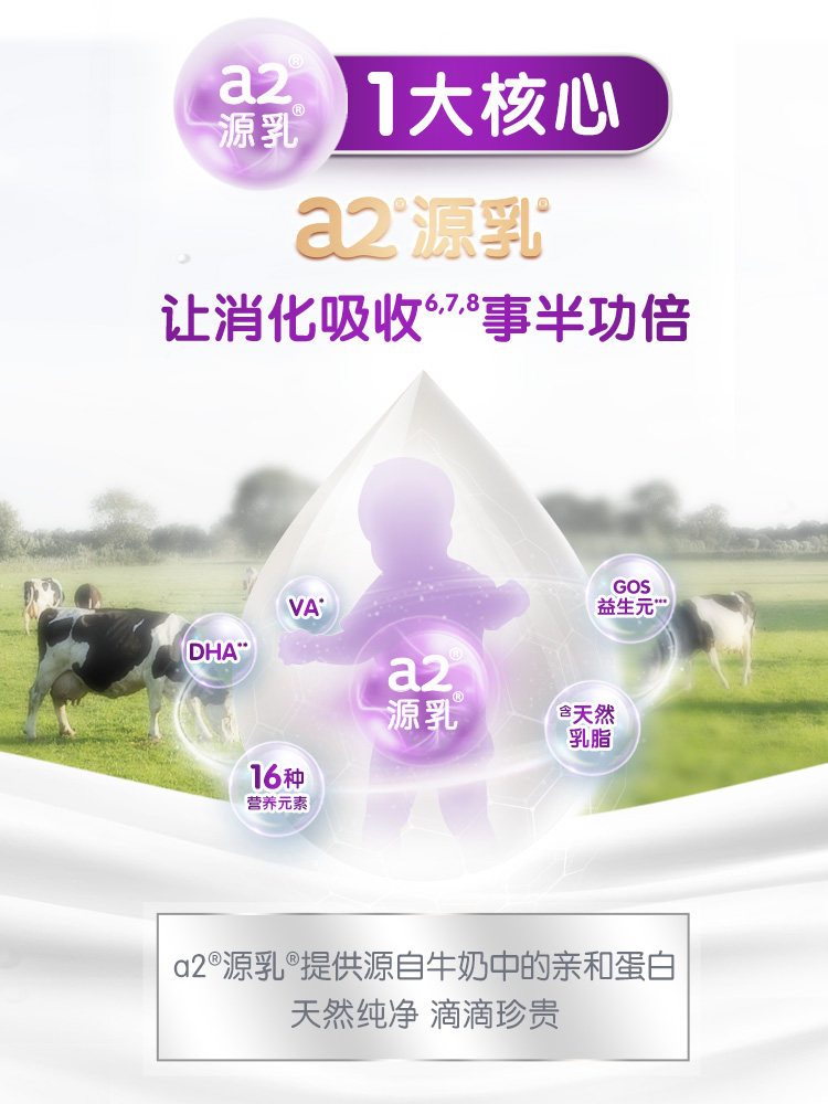 a2 3段【白金焕新升级】婴幼儿*奶粉 环球e站海外婴幼儿牛奶粉