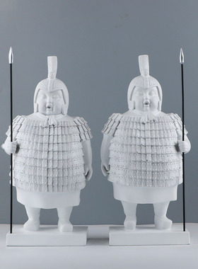 兵马俑创意新中式人物酒柜装饰品家居饰品客厅电视柜办公室摆件