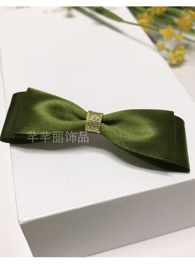 法式风ins黑白色刘海百搭小发夹