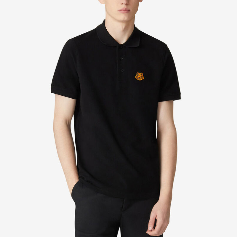 KENZO高田贤三 新款男士小虎头刺绣商务短袖Polo衫4PU 5PO001