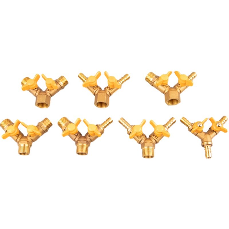 全铜燃气三通阀 Y型天然气开关内外丝羊角阀煤气阀门 4分三通球阀,淘宝优惠券,粉丝福利购,淘宝优惠卷
