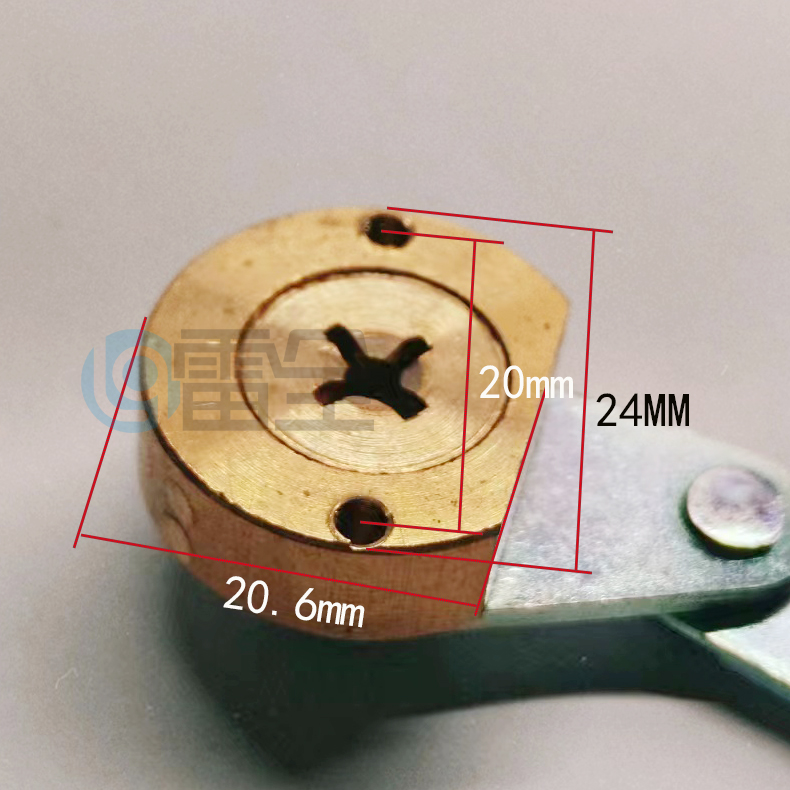 十字急应锁360度开保险箱锁具保管箱锁保险柜用应急锁芯家具用锁 - 图0