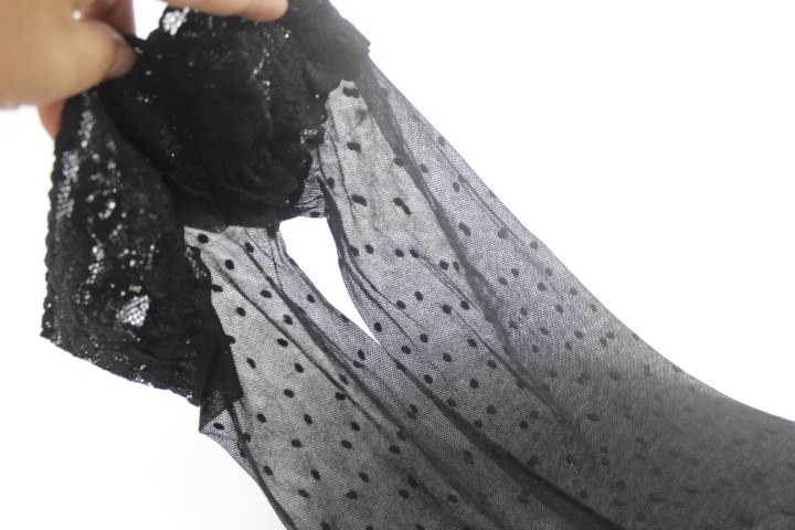 超薄过膝黑丝长筒袜硅胶防滑蕾丝提花点点 高筒袜性感包芯丝女夏,淘宝优惠券,粉丝福利购,淘宝优惠卷