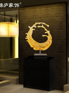 大堂样板房软装商务礼品抽象雕塑