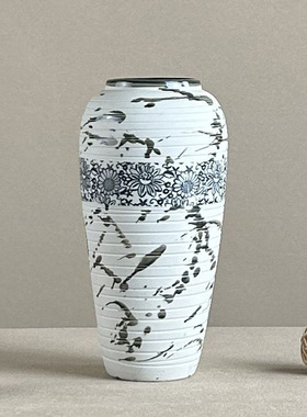 景德镇复古花瓶茶室禅意手