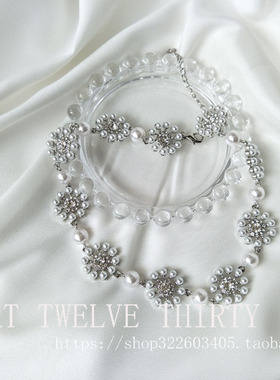 花朵仙女锁骨链裴珠泫同款