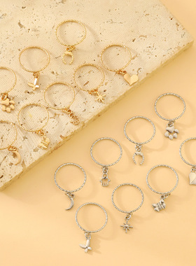 欧美跨境混搭叠戴套装饰品