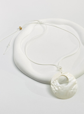 欧美圆形设计感百搭时个性项链