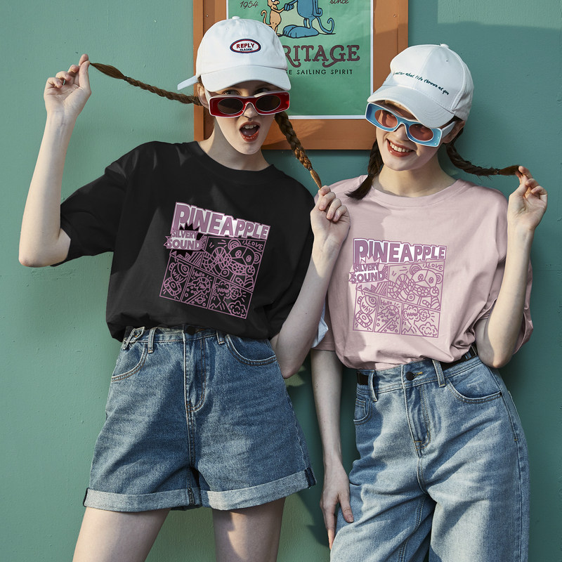 唐狮短袖2022夏季新款设计感t恤 唐狮喜之乐T恤