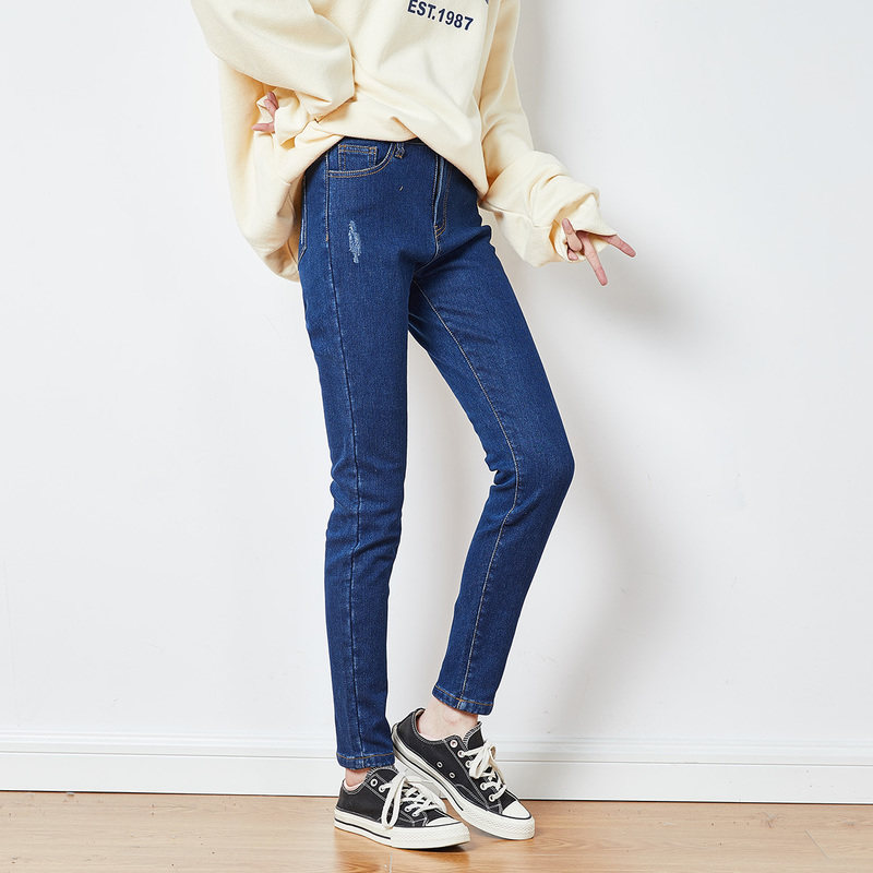 唐狮官方旗舰店2020冬装新款牛仔裤 唐狮天悦牛仔裤