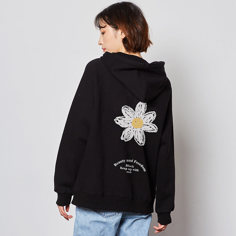 唐狮小雏菊2021春秋新款连帽卫衣 唐狮喜之乐卫衣/绒衫