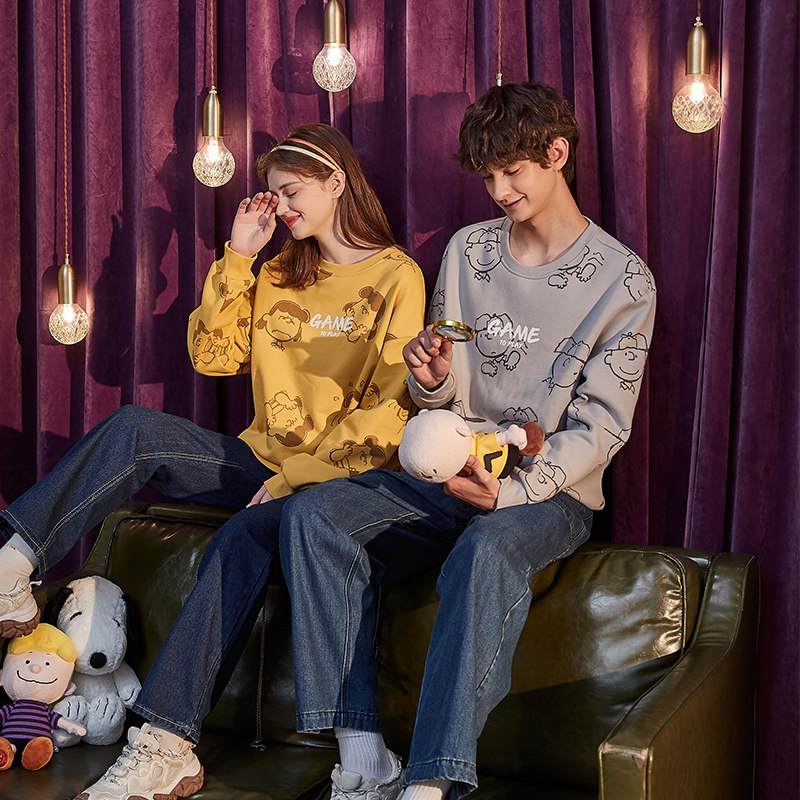 唐狮情侣装男女2020秋季新款卫衣 唐狮喜之乐卫衣