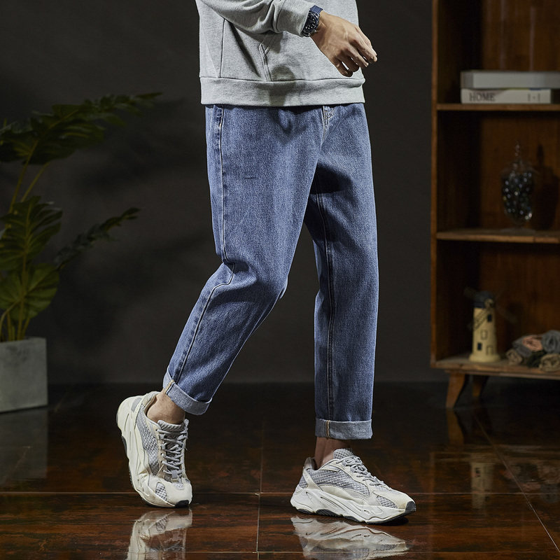 唐狮官方旗舰店2020春秋装潮牛仔裤 唐狮天悦牛仔裤