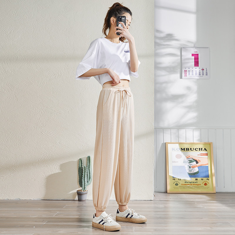 唐狮2022夏季新款冰丝裤休闲长裤 唐狮休闲裤