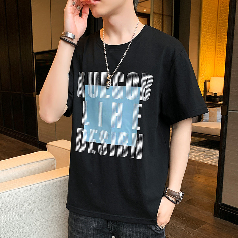 唐狮短袖2021夏新款宽松学生t恤 唐狮喜之乐T恤