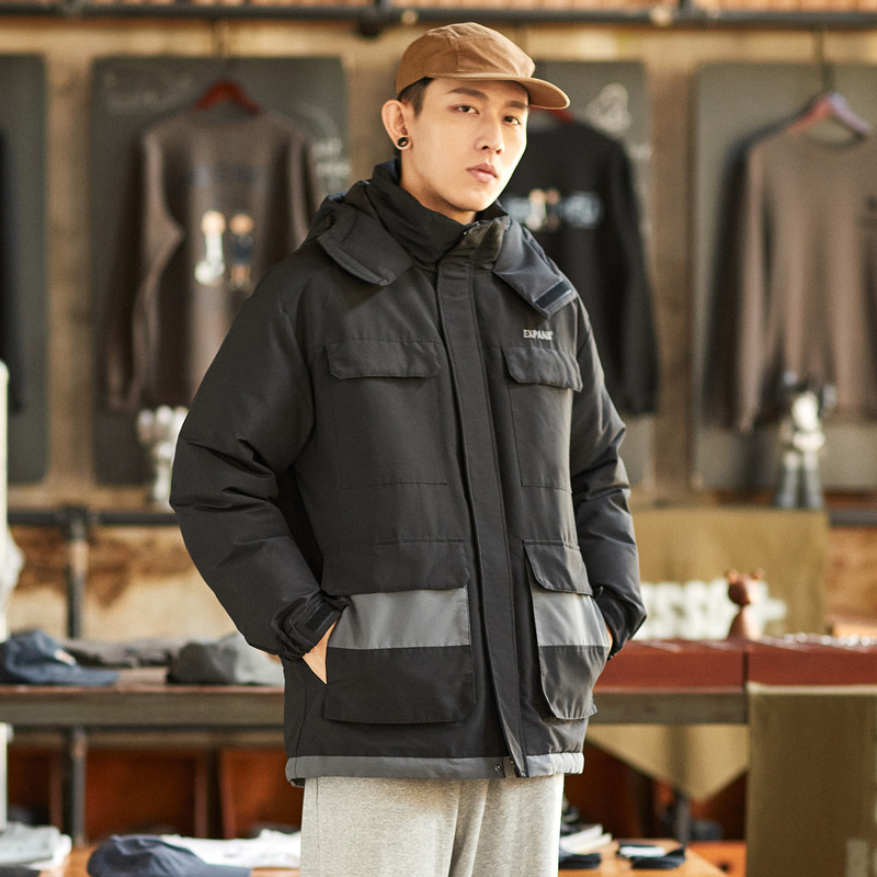 唐狮2021冬季新款连帽 唐狮喜之乐羽绒服