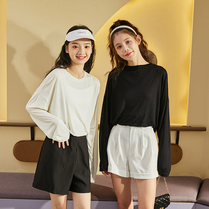 唐狮2022春季新款长袖t恤潮打底衫 唐狮喜之乐T恤