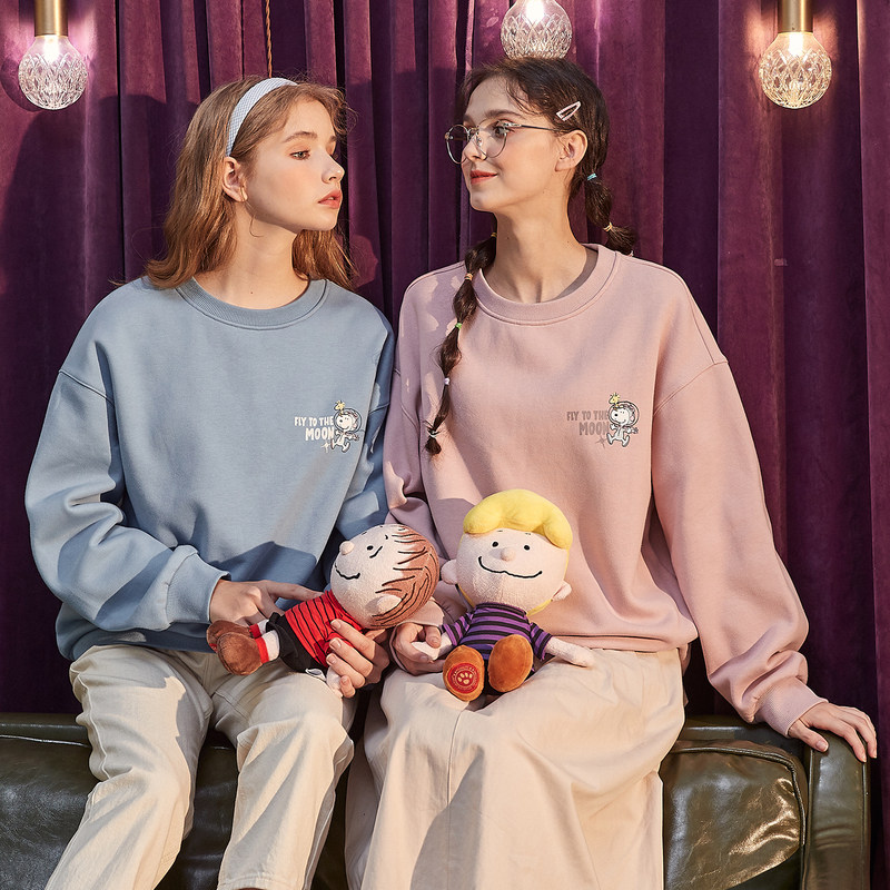 唐狮圆领2020秋新款宽松韩版卫衣 唐狮喜之乐卫衣/绒衫