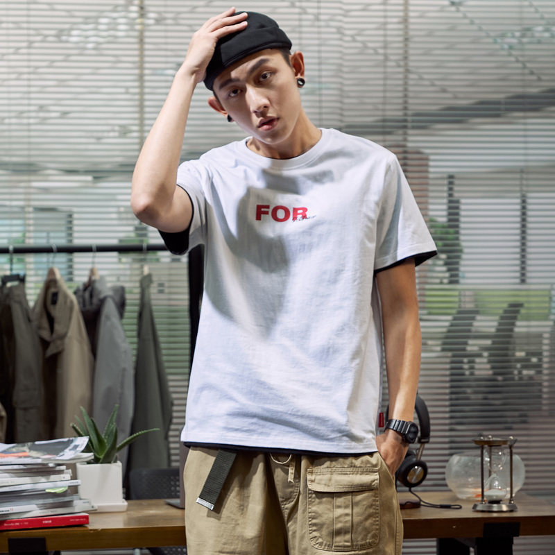 【2件79元】唐狮2019夏装新款打底衫 唐狮天悦T恤