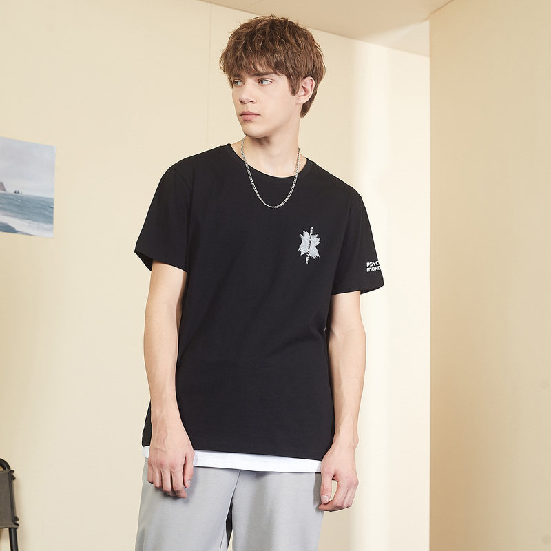 唐狮2021夏新款短袖t恤宽松打底衫 唐狮喜之乐T恤