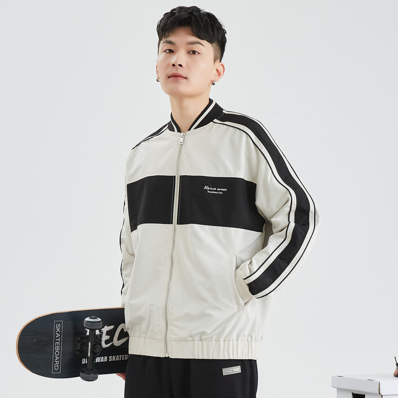 唐狮2022年春新款棒球服男休闲夹克 唐狮喜之乐夹克